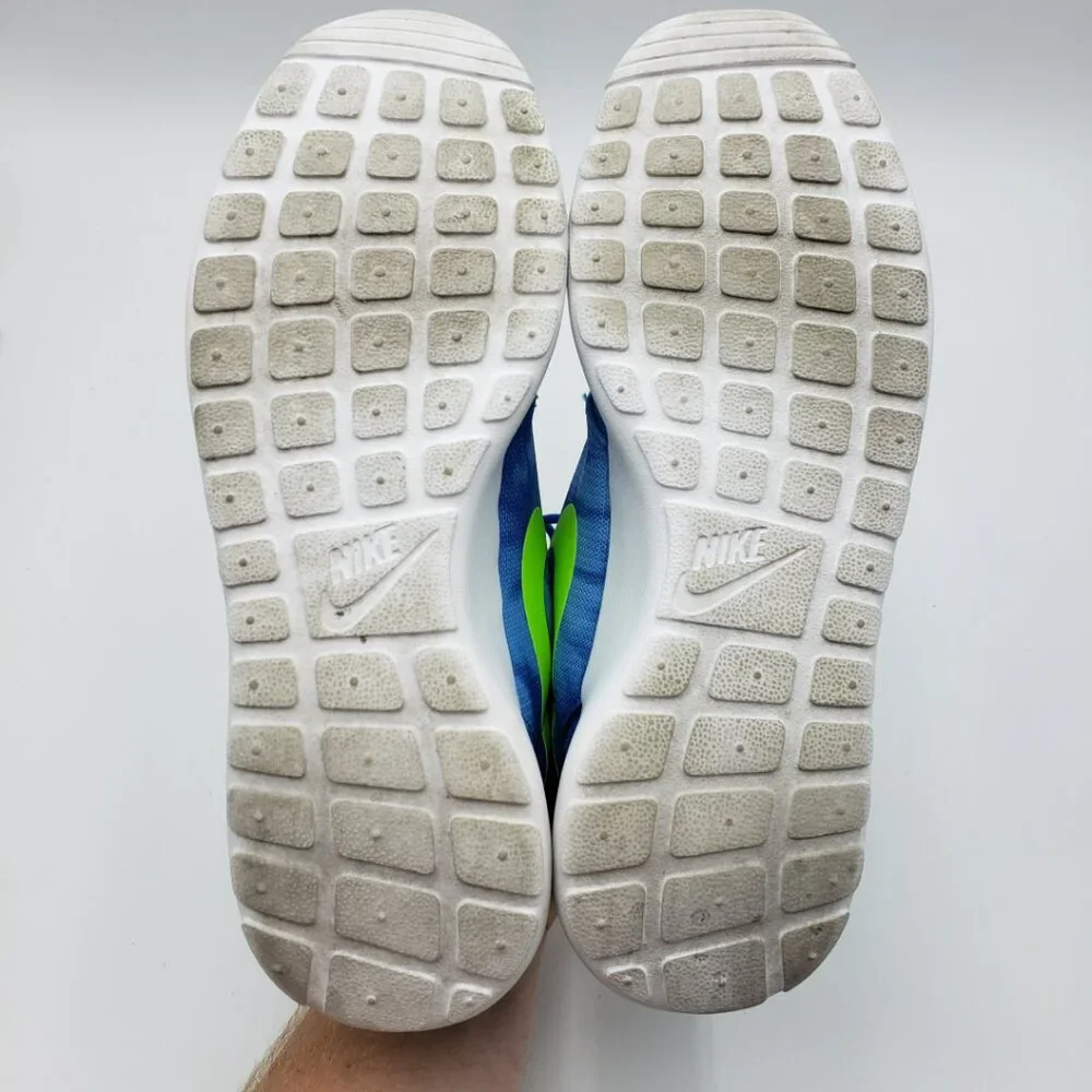 Nike Roshe Run Sneakers 11 Mens Lace Up Running Electric‎ Blue